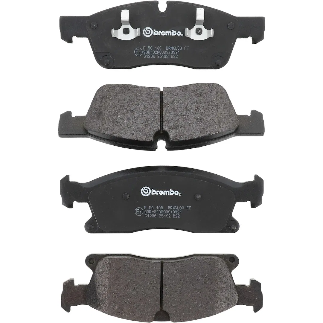 P50108 – BREMBO Brake Pad, FMSI Number D1629-8655 Low-Metallic Set Of 4